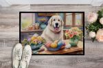 NEW Decorating Easter Great Pyrenees Doormat Front Door Mat Indoor Outdoor Rugs for Entryway, Non Slip Washable Low Pile, 18H X 27W
