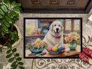 NEW Decorating Easter Great Pyrenees Doormat Front Door Mat Indoor Outdoor Rugs for Entryway, Non Slip Washable Low Pile, 18H X 27W