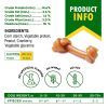 Dog Peanut Butter Bones with Cranberry Rawhide Free Chew Treats Pet Natural Mini & Big Organic Snacks Healthy Collagen & Bulk Best Chews for Small & L